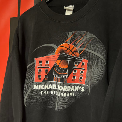 Rare Original Early 90s Michael Jordans Restaurant Crewneck