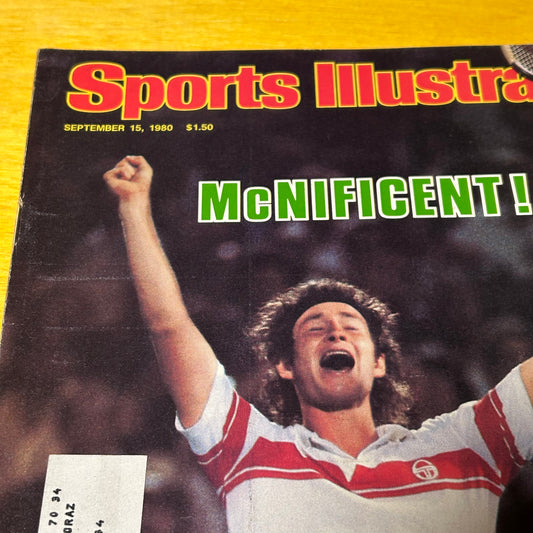 Original September 1980 Sports Illustrated McEnroe Issue