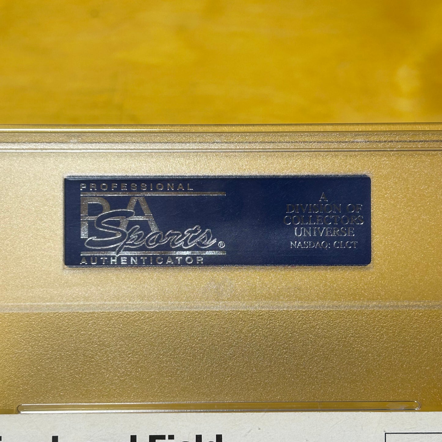 Rare Original 1977 Prefontaine Sportscaster Italy Championships Trading Card Graded PSA 8.5