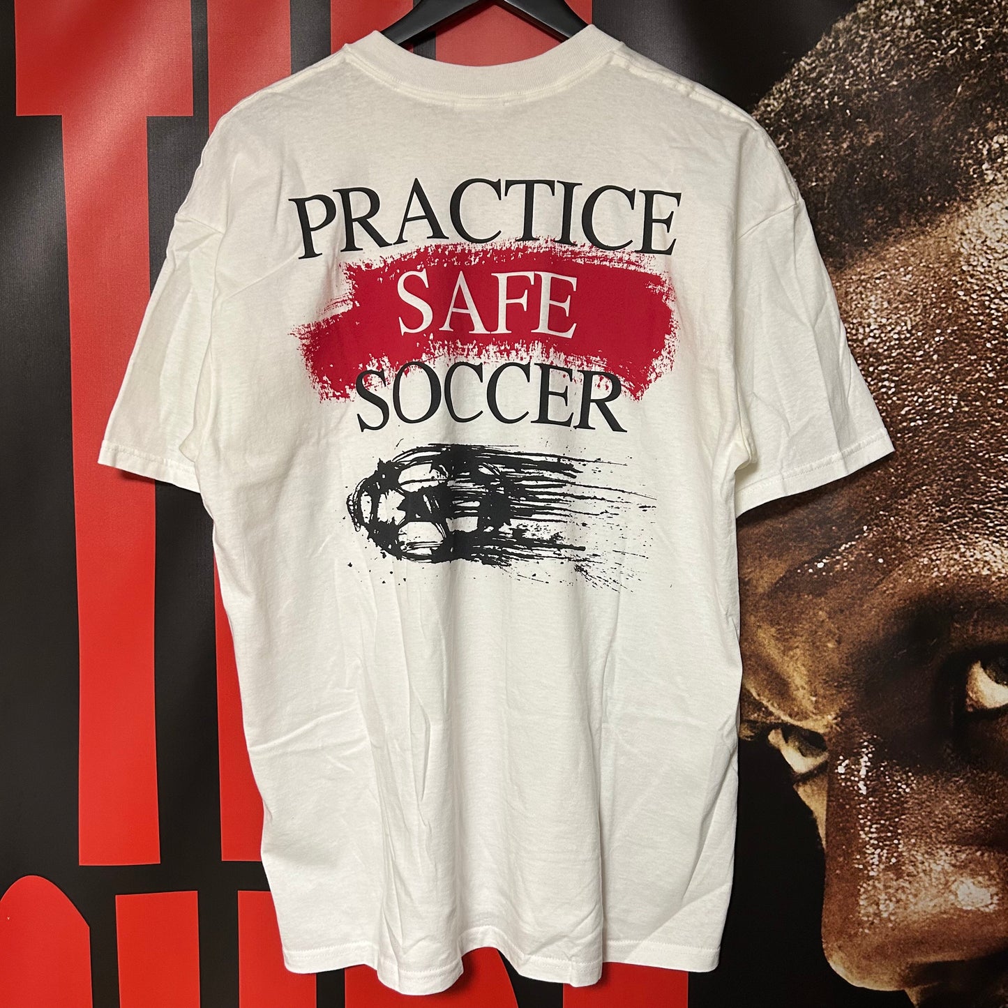 Grail Original 90s Practice Safe Soccer Tee