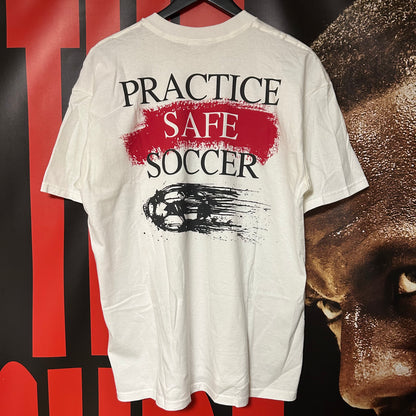 Grail Original 90s Practice Safe Soccer Tee