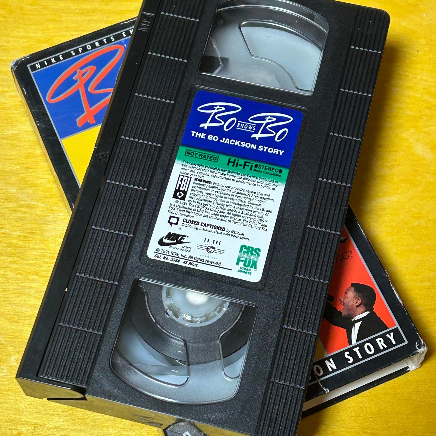 Original 1991 Promotional Bo Jackson Marketing VHS
