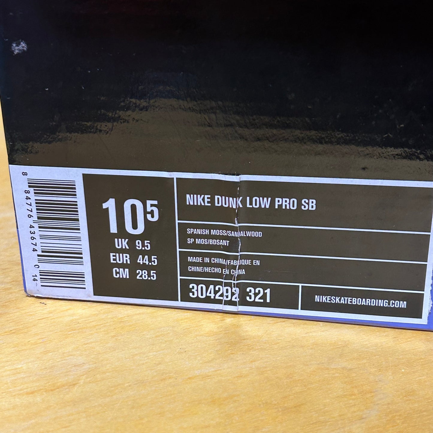 Original 2006 Dunk Low Pro SB “Spanish Moss”
