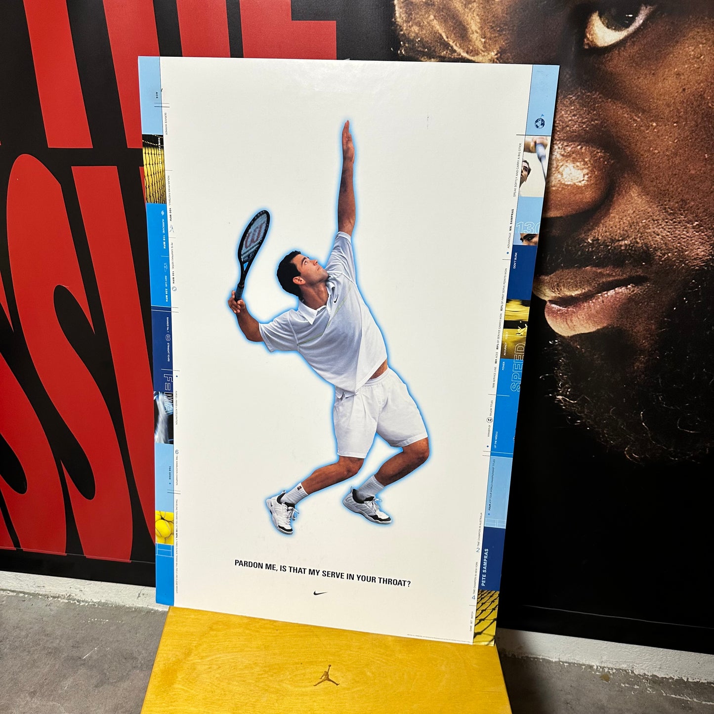 Rare Original 90s Pete Sampras Display