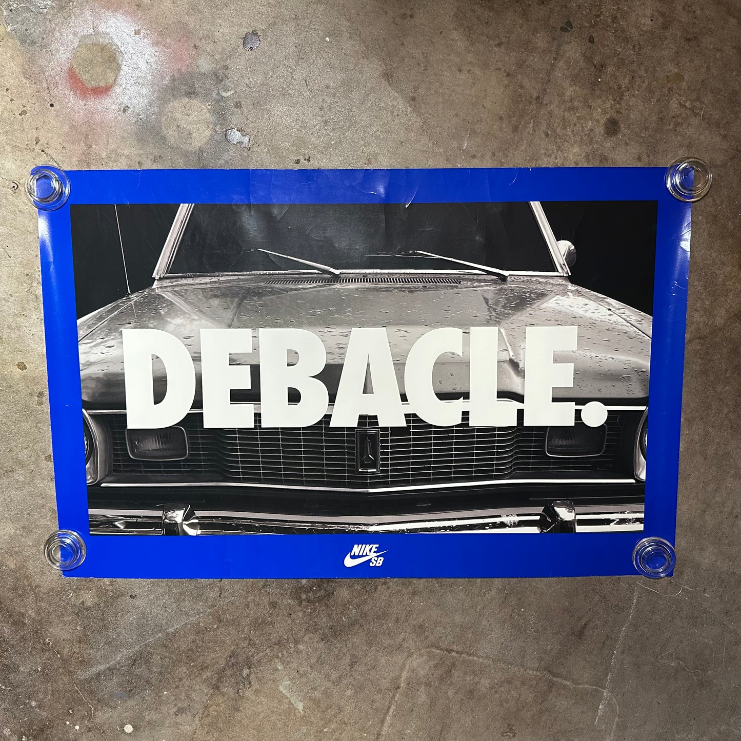 Rare 2009 SB Debacle Movie Premiere Poster Display