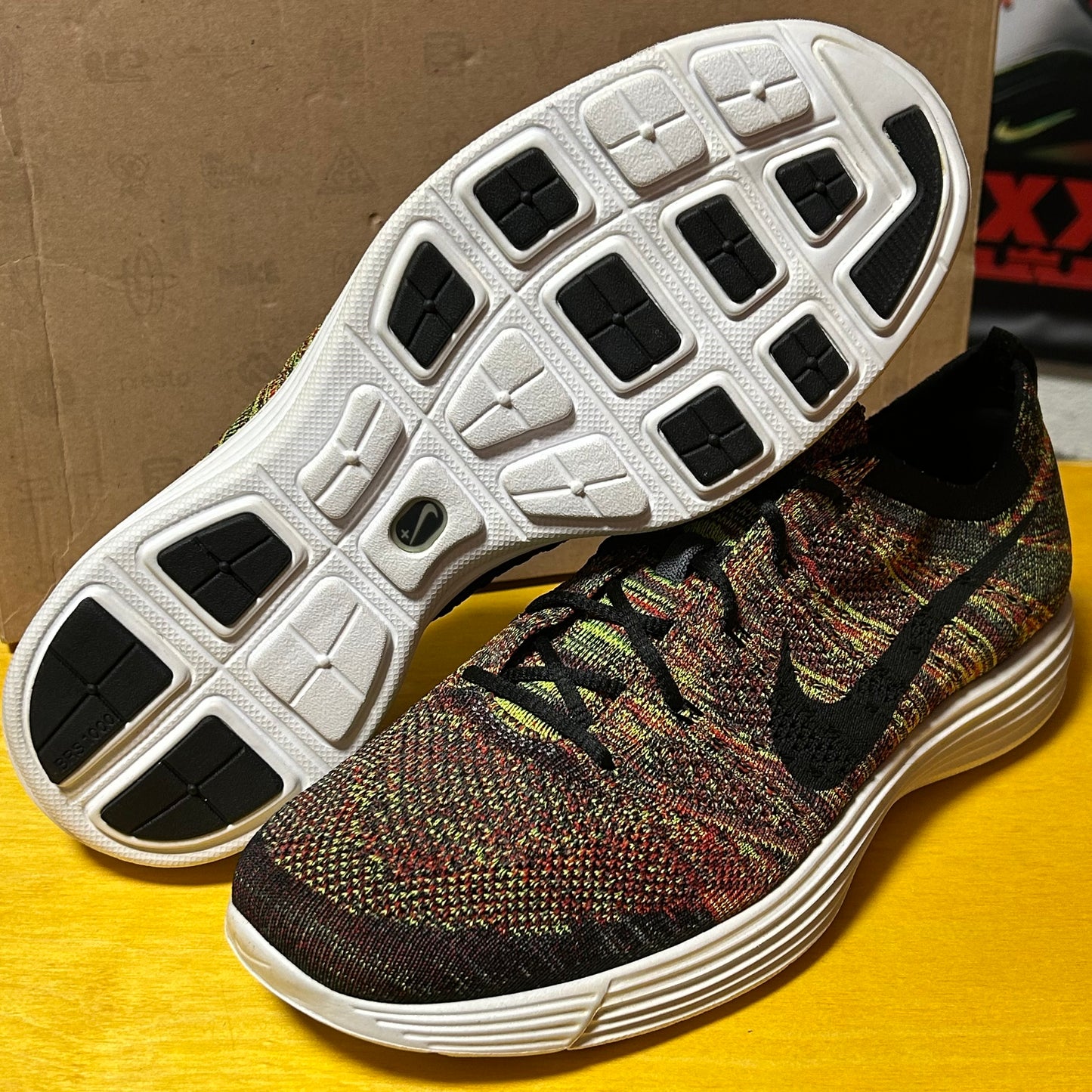 Deadstock Brand New 2012 HTM Flyknit Lunar Multi