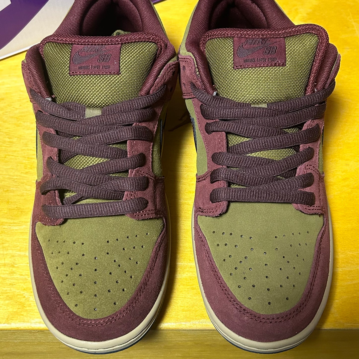 Deadstock Brand New SB Dunk Low Dark Team Red