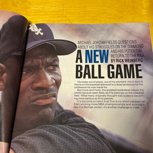 Original April 1996 Sport Michael Jordan Baseball Issue Magazine