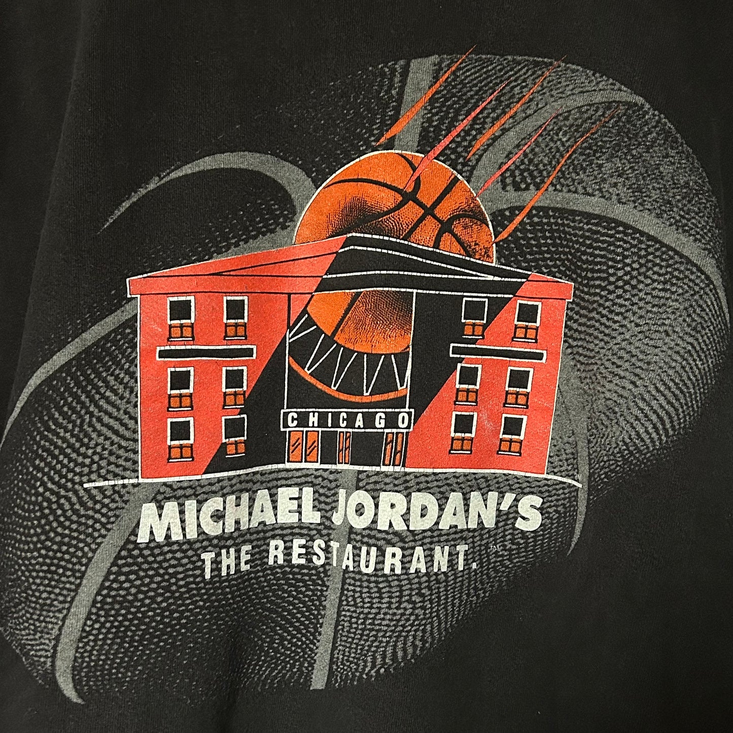 Rare Original Early 90s Michael Jordans Restaurant Crewneck