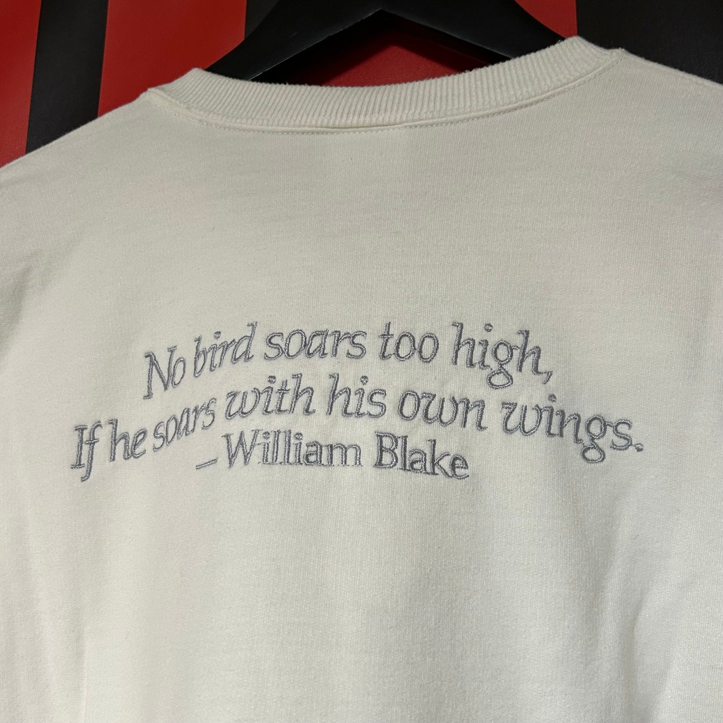 Grail Original Early 90s William Blake "Wings" Logo Crewneck Sweatshirt
