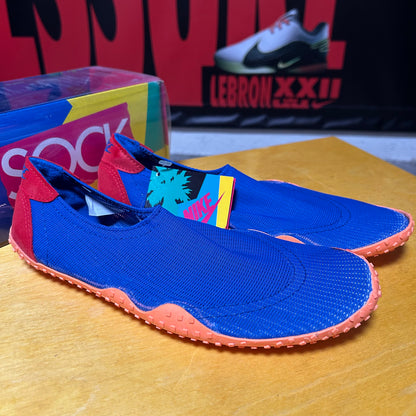 Deadstock Brand New Original 1990 Aqua Sock (Blue/Orange) Medium