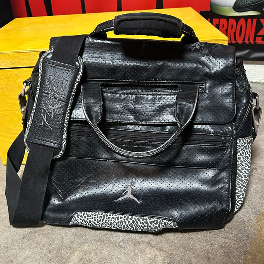 Rare Mid 2000s Sample Flight Jordan Cement Print Bag