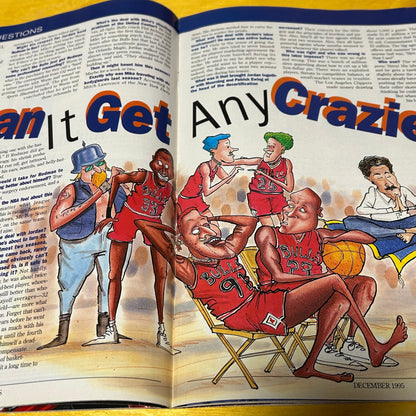 Original December 1995 Inside Sport Hair & Air Rodman/MJ Magazine Issue