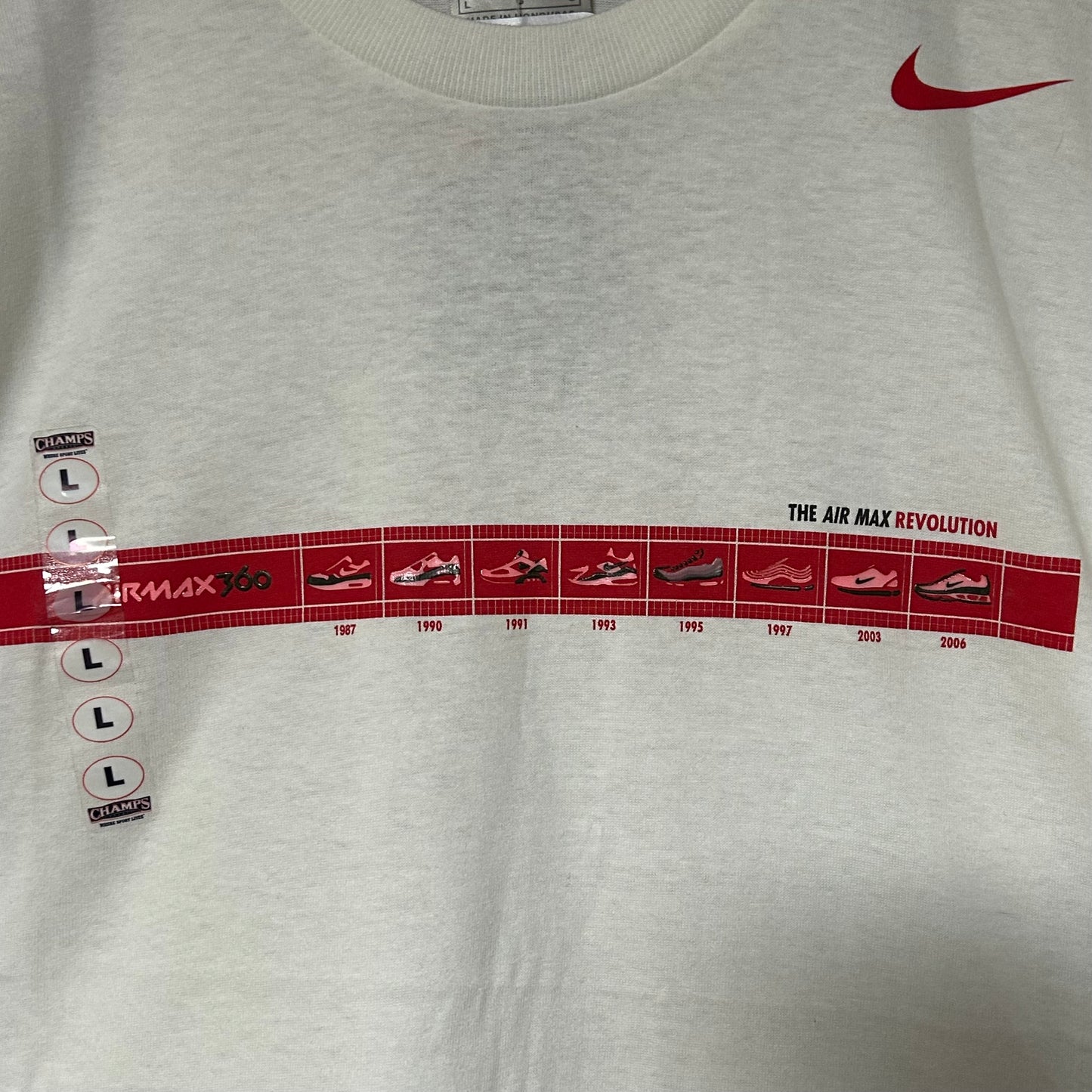 Brand New 2006 “History of Air” Lineage Tee (White)
