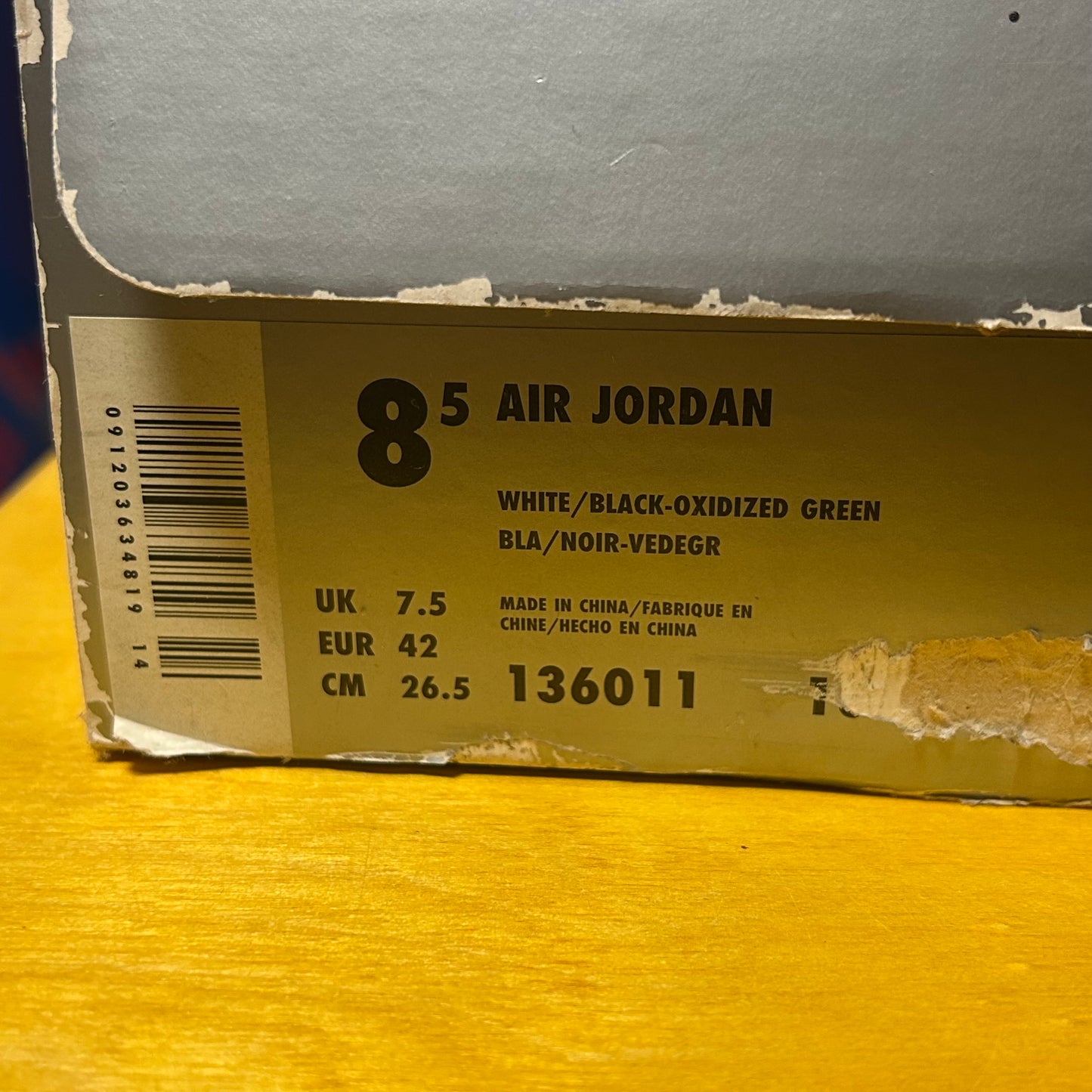 Original 1998 Jordan XIV "Oxidized Green"