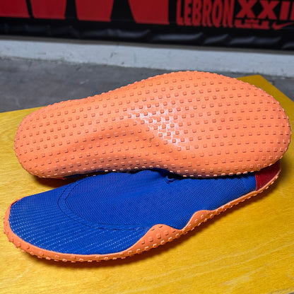 Deadstock Brand New Original 1990 Aqua Sock (Blue/Orange) Large