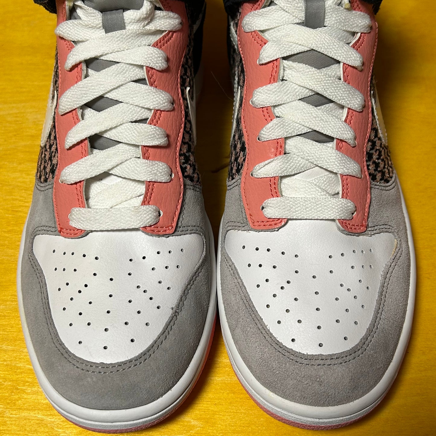 Rare Deadstock 2008 6.0 Houndstooth Brand New Dunk Hi