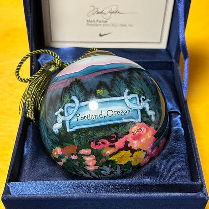 The Grail Promotional Early 2000s Mark Parker Internal Company Christmas Ornament