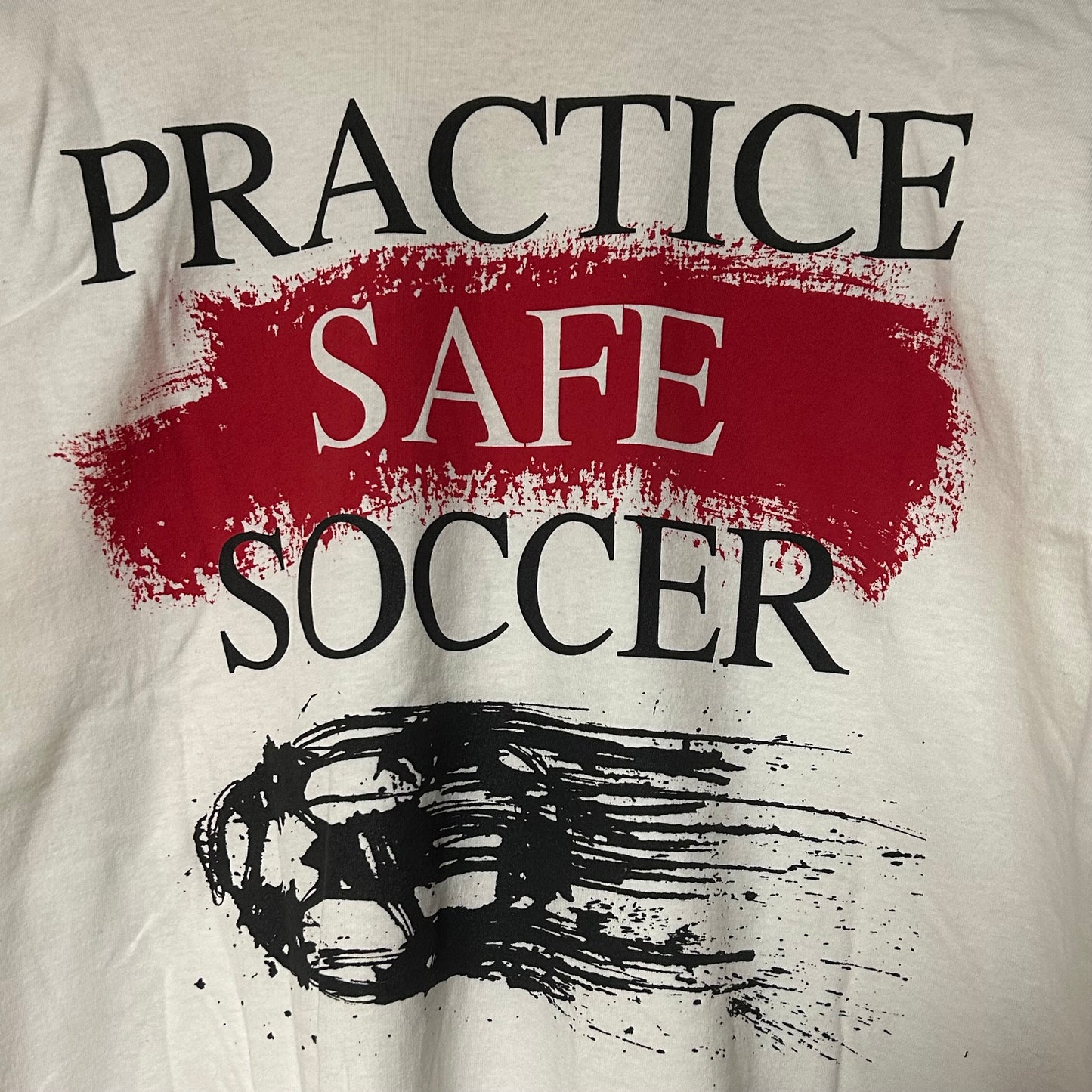 Grail Original 90s Practice Safe Soccer Tee