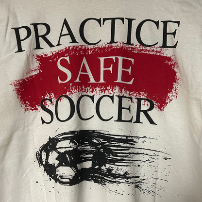 Grail Original 90s Practice Safe Soccer Tee