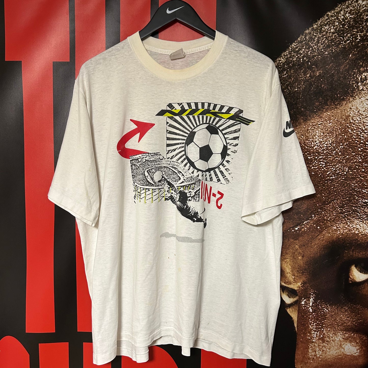 Rare Original Early 90s Soccer Promo Tee