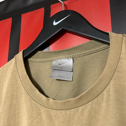 Early 2000s Essential Olive Logo Tee