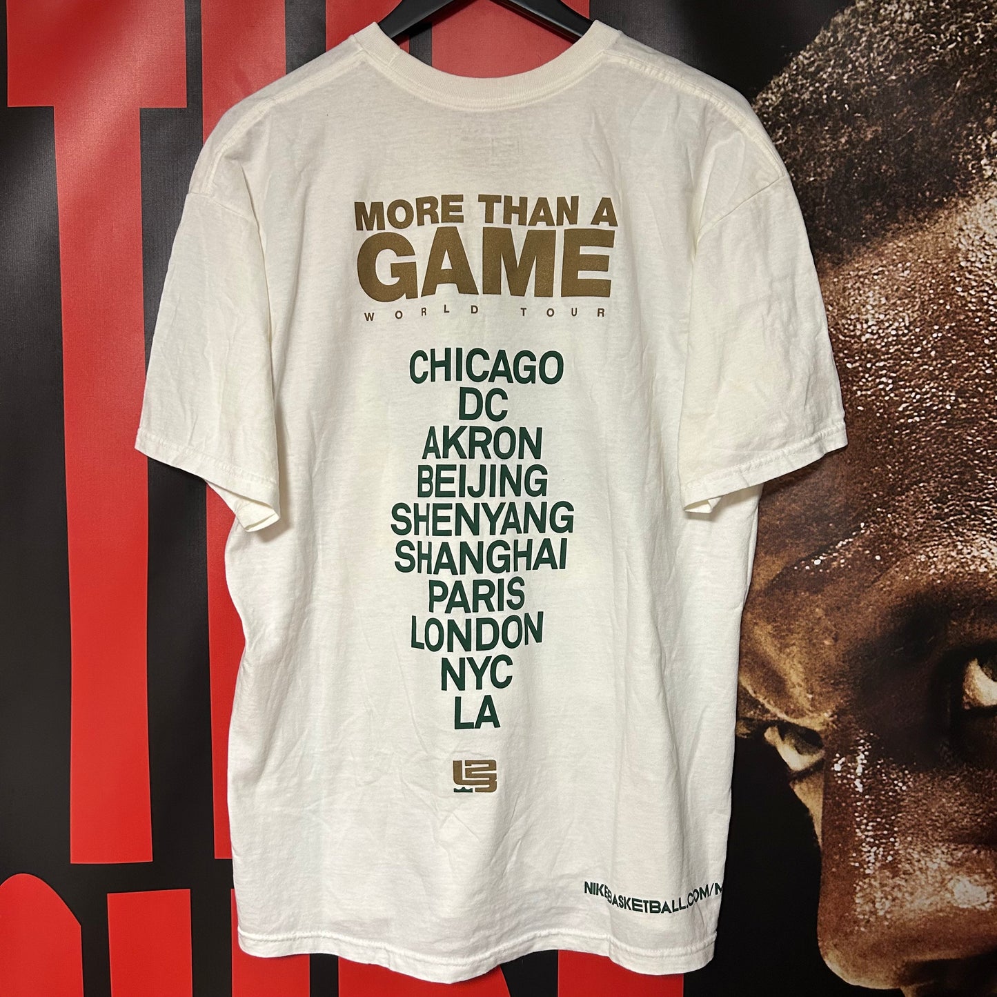 Original 2008 LeBron "More Than A Game" Movie Promo Tour Tee