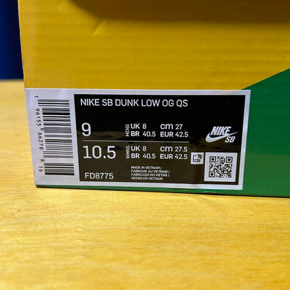 DS Brand New 2022 “HUF” NY SB Dunk Low
