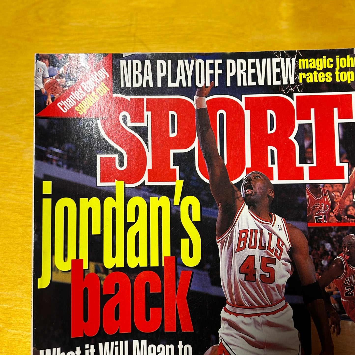 Original April 1996 Inside Sport MJs Back Issue
