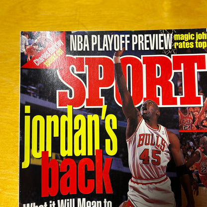 Original April 1996 Inside Sport MJs Back Issue