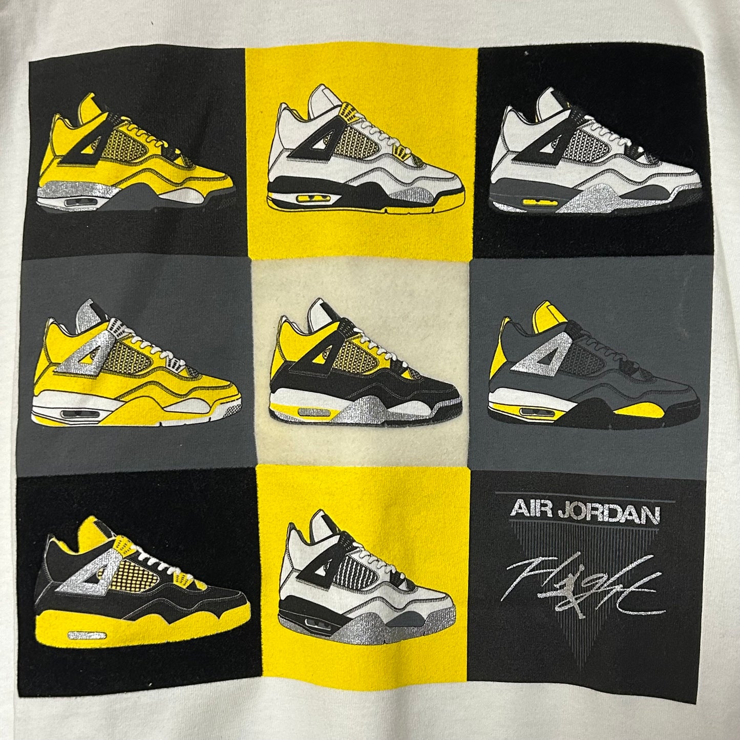 Rare Original 2006 AJ4 "Lightning" Promo Release Tee
