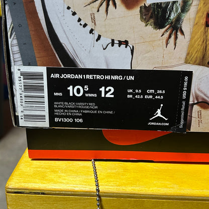 2018 Jordan 1 Hi OG Union "Black Toe"