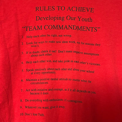 Rare Original Early 90s Promotional P.L.A.Y. 10 Commandments Tee
