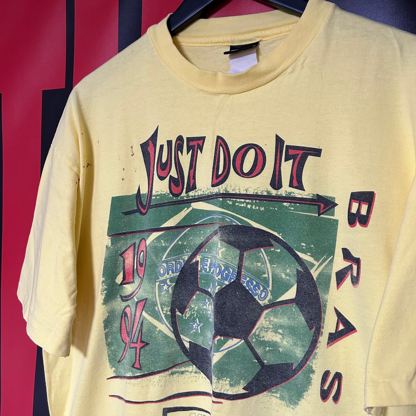 Rare Original 1994 Brasil Soccer Promotional Tee