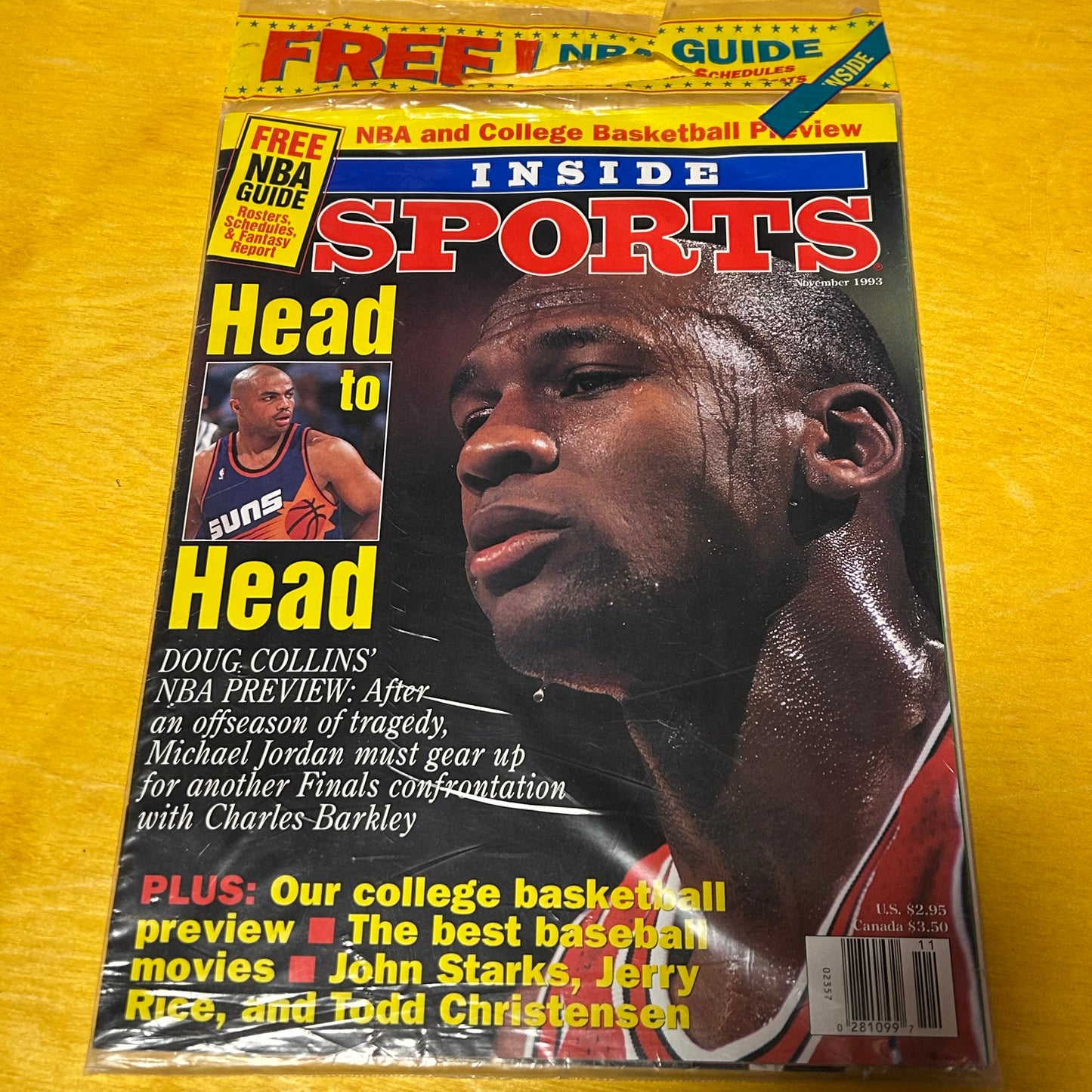 Original November 1993 Inside Sport Sealed Michael Jordan Issue