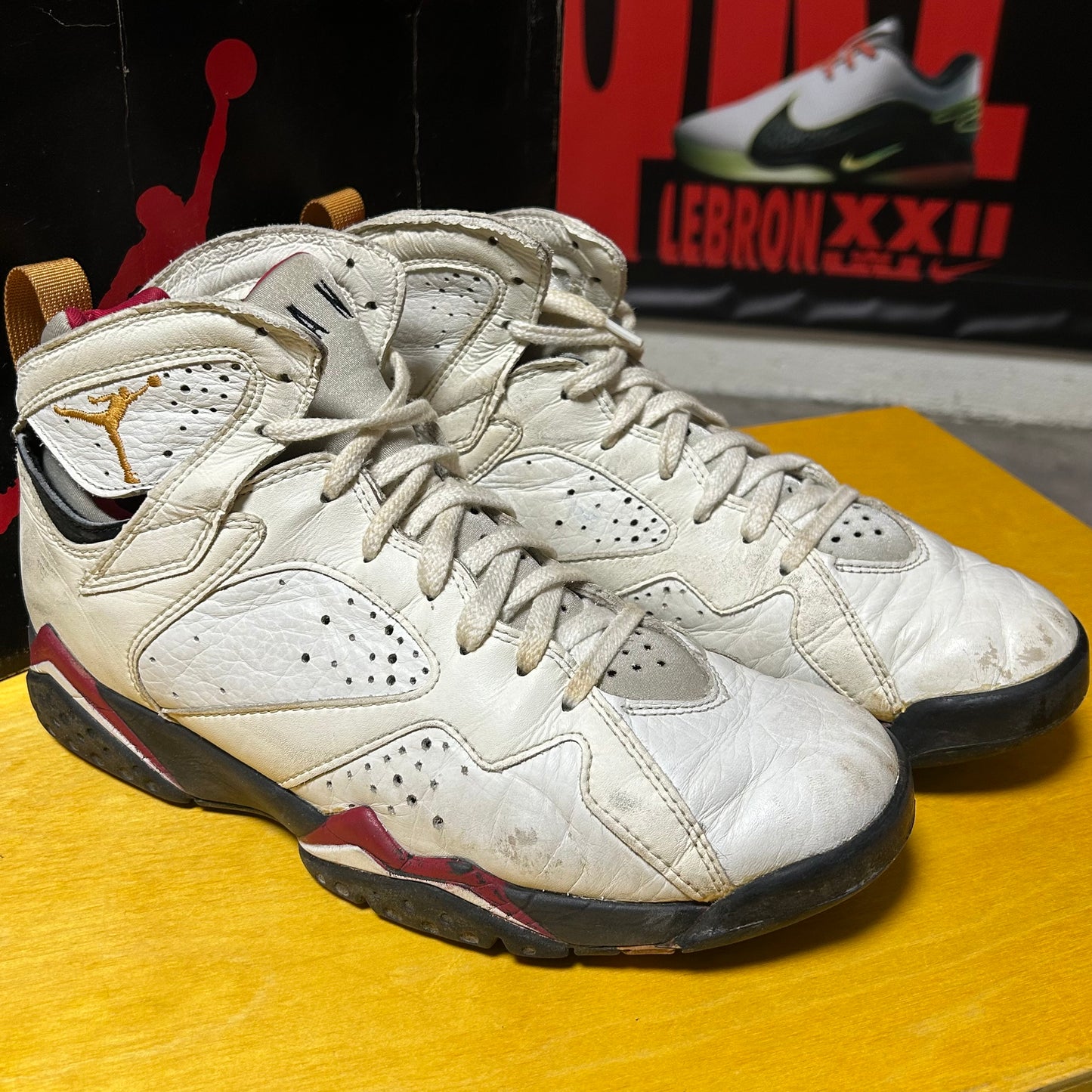 Original 1992 Jordan VII "Cardinal"