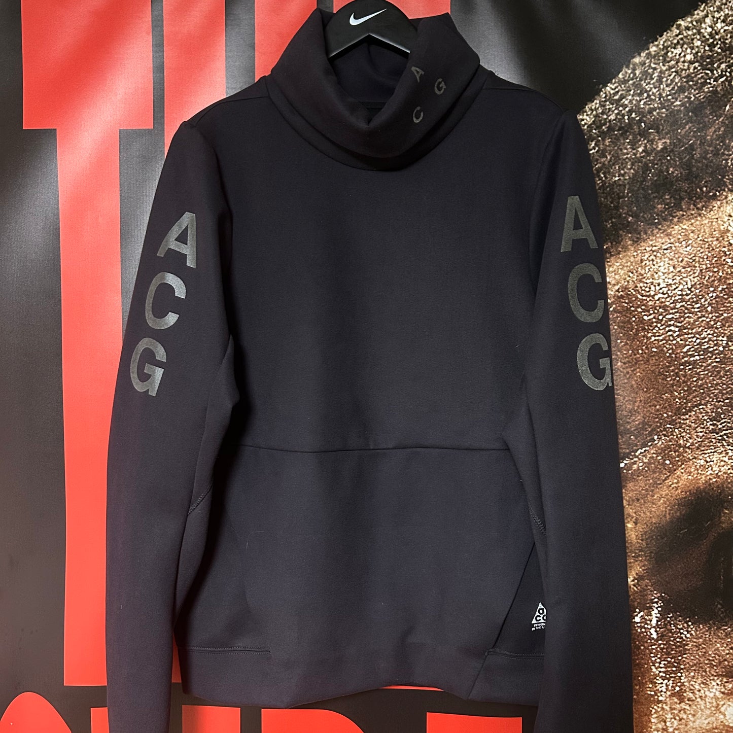 Rare Mid 2000s ACG Pullover Hoodie Mock Neck