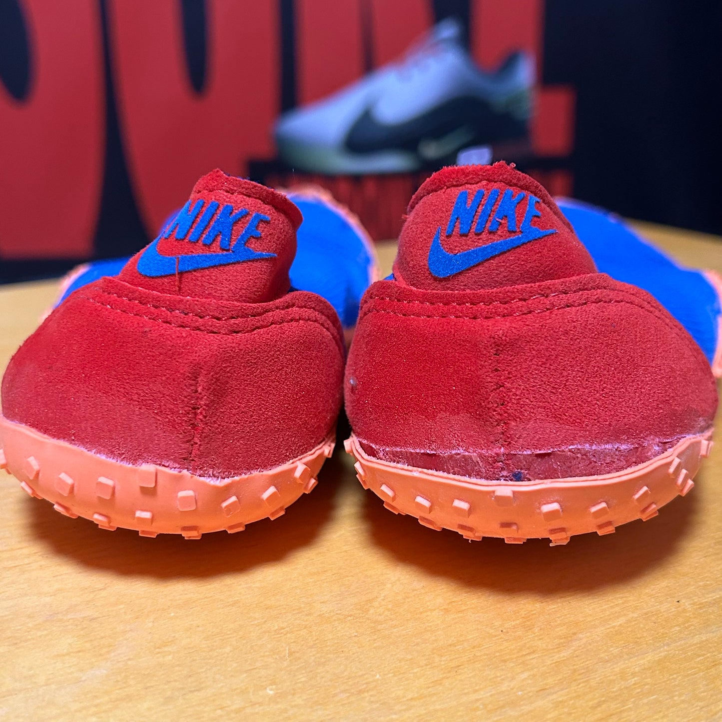 Deadstock Brand New Original 1990 Aqua Sock (Blue/Orange) Small