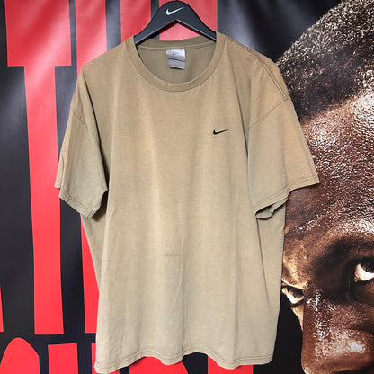 Early 2000s Essential Olive Logo Tee