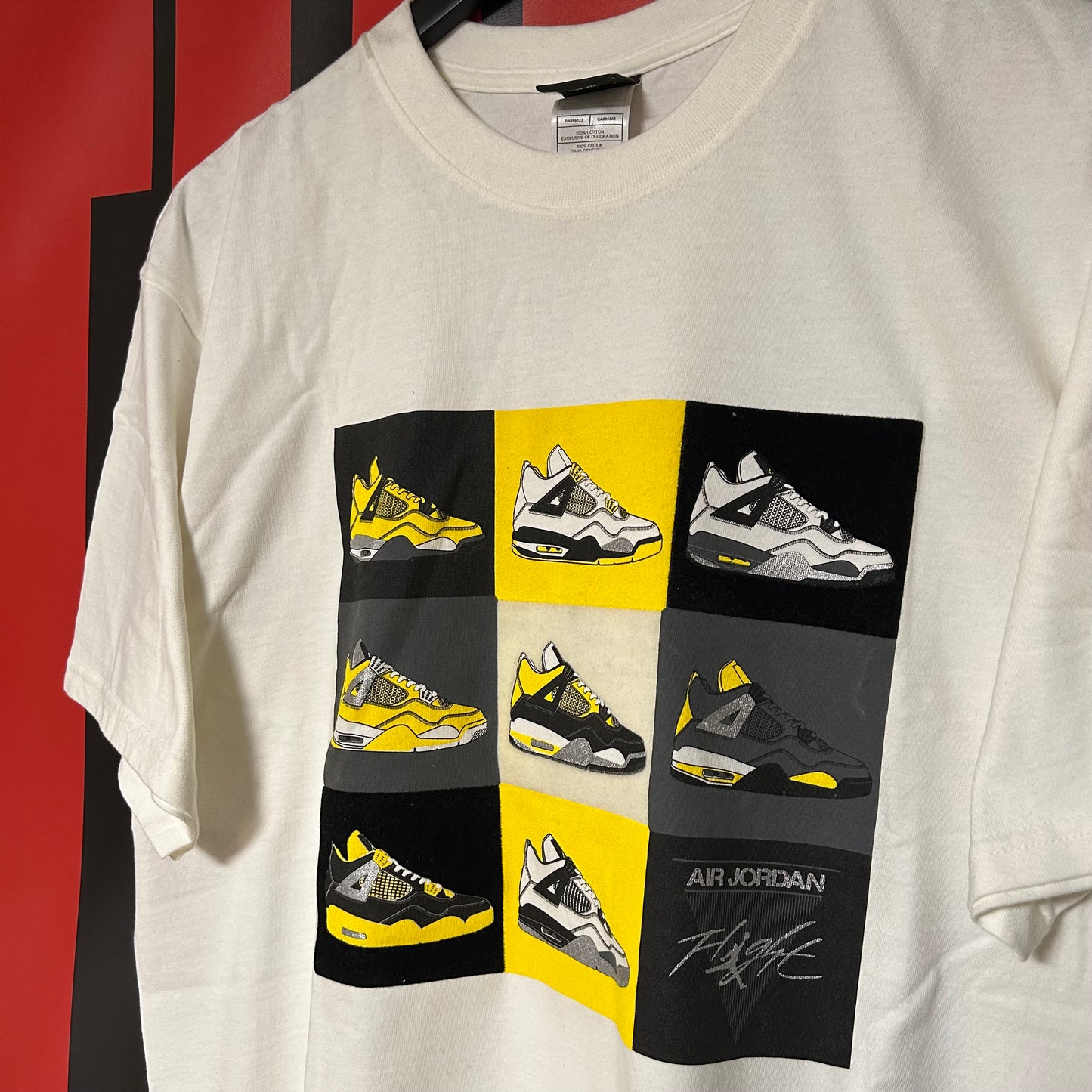 Rare Original 2006 AJ4 "Lightning" Promo Release Tee