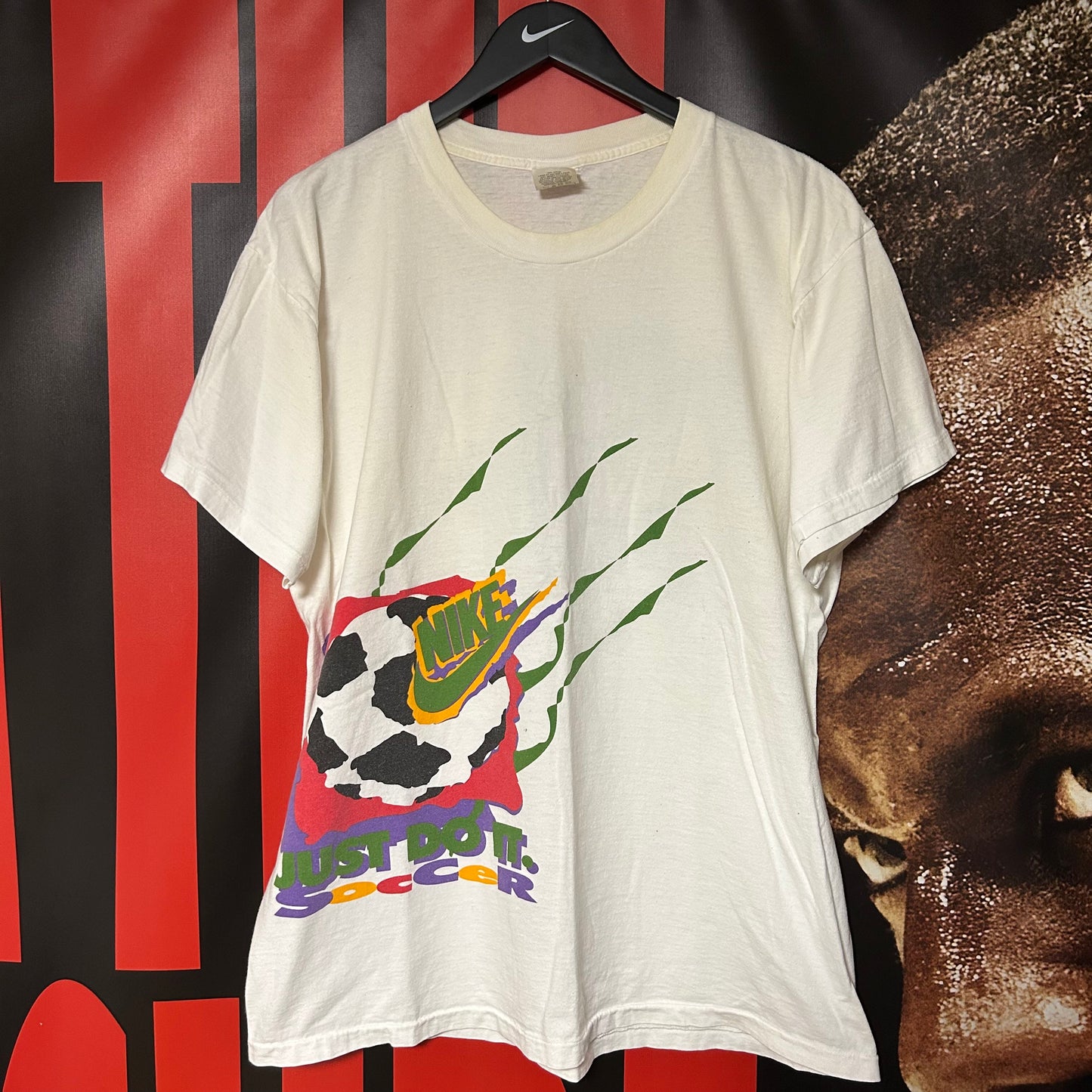 Classic Original Early 90s Soccer Wrap Around Graphic Tee