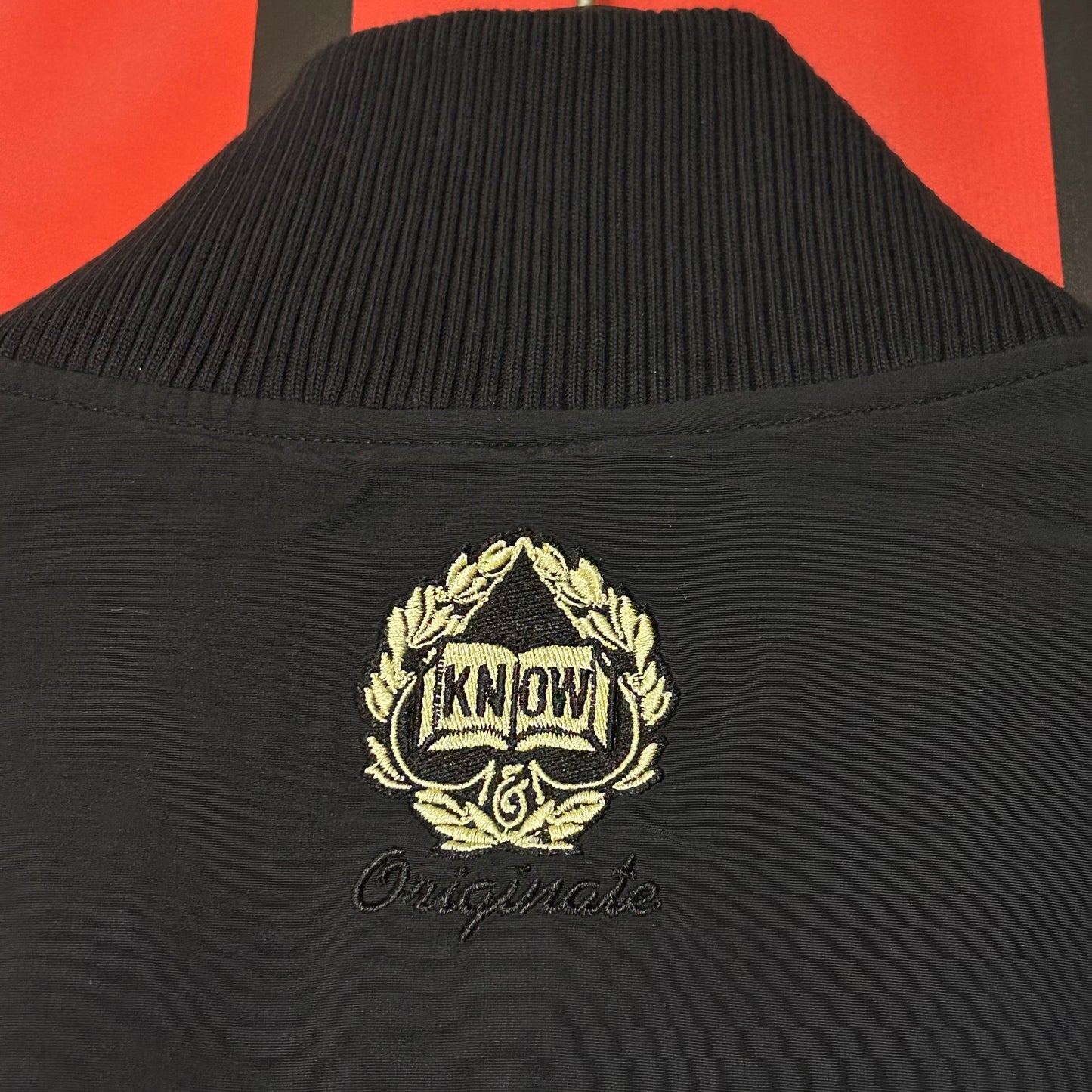 Brand New Sample Tagged Mid 2000s Kobe KNOW Originate Varsity Jacket