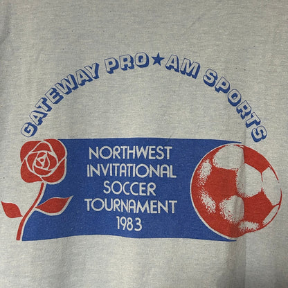 Rare Original 1983 Promotional Gateway Pro-Am Soccer Event Tee
