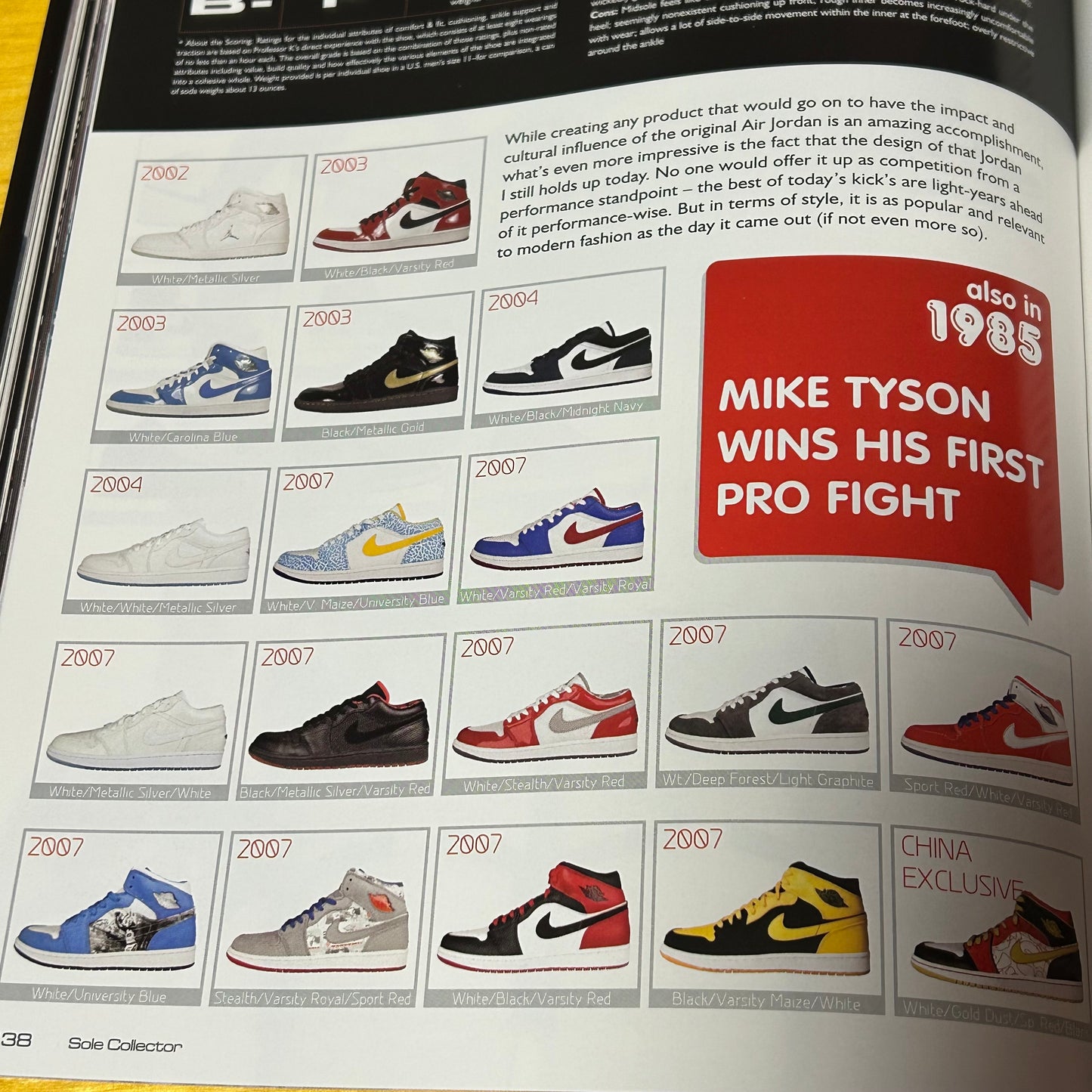 Rare Sole Collector MJ Tinker Issue