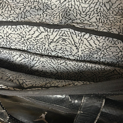 Rare Mid 2000s Sample Flight Jordan Cement Print Bag