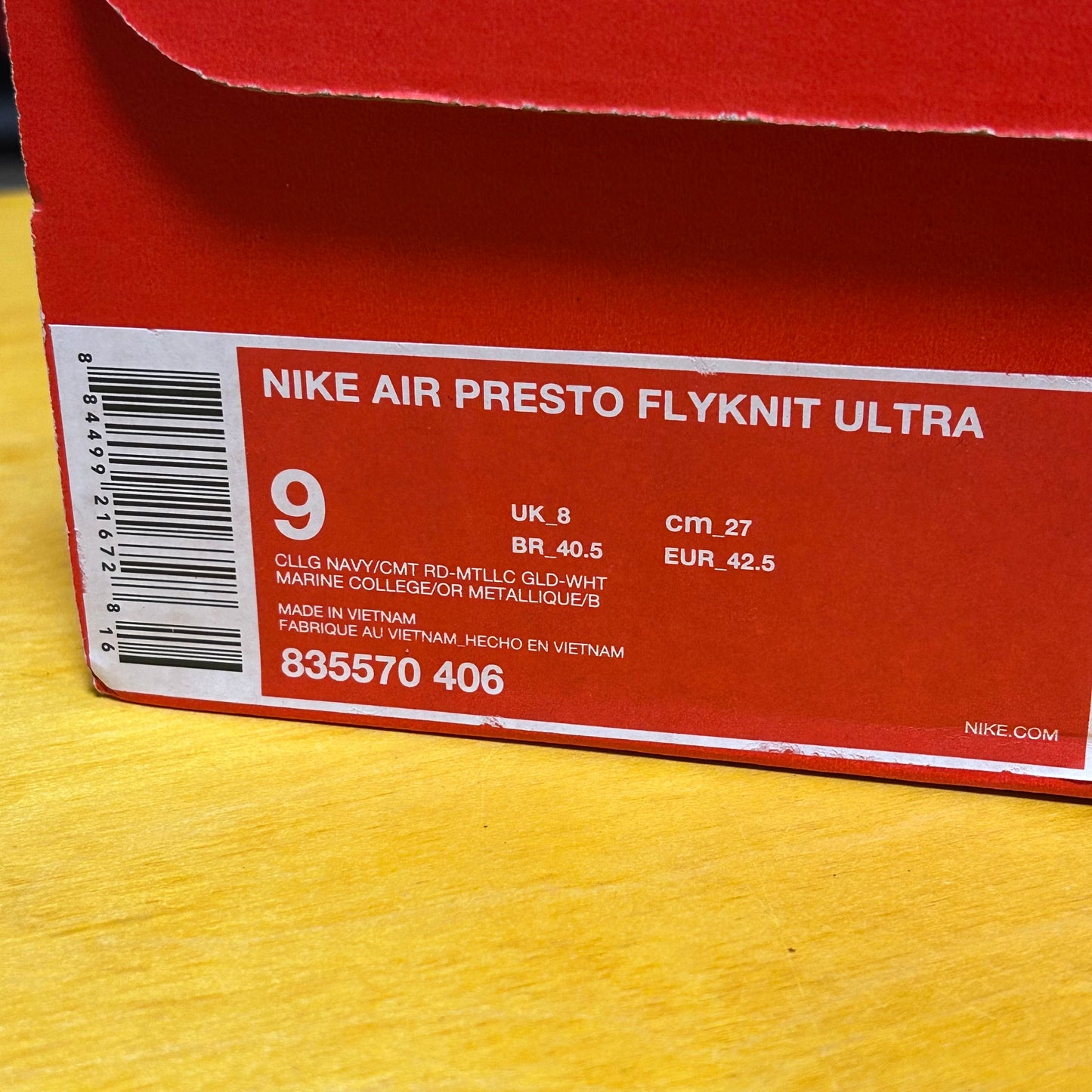 DS 2016 FlyKnit Presto Ultra “USA” Olympics
