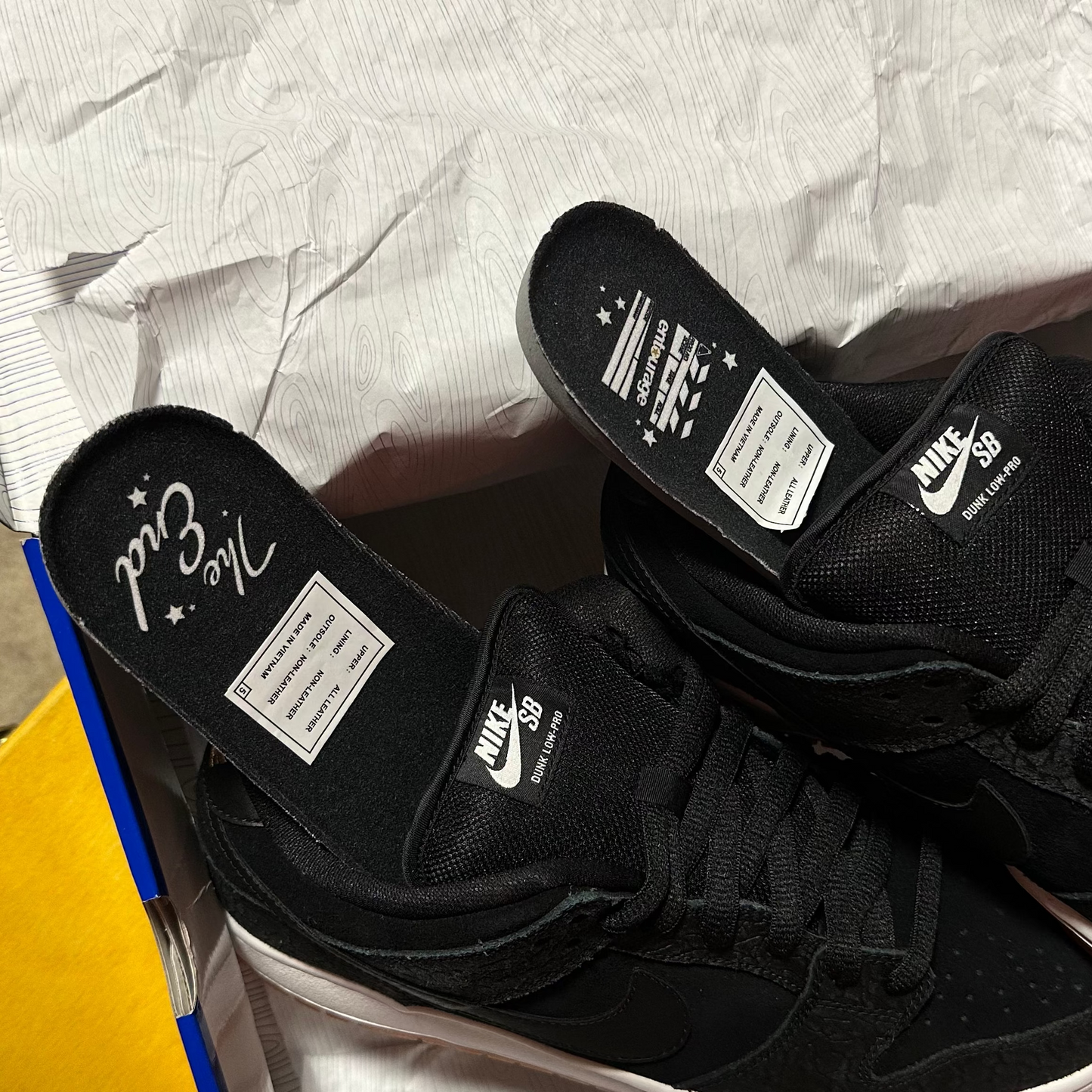 DS Brand New 2011 Unreleased "Entourage" Special Insoles SB Dunk Low