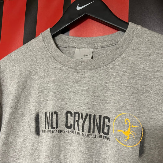 Promotional "No Crying" Scorpion Soccer Campaign Tee