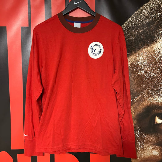 Original Early 2000s "NY Americans" Soccer Club L/S Tee